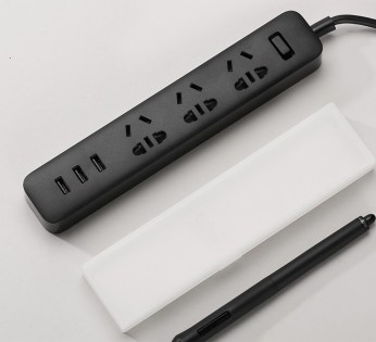 Удлинитель Xiaomi Mi Power Strip 3 розетки и 3 USB порта Black